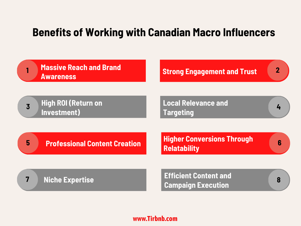 Benefits of Working with Canadian Macro Influencers